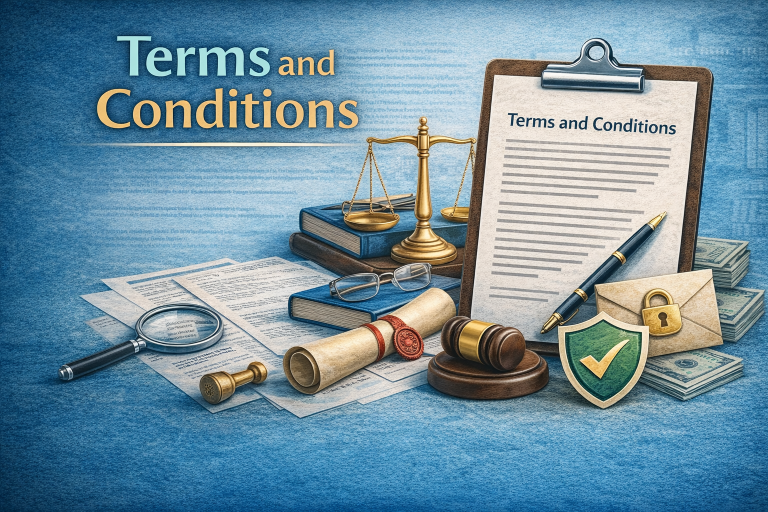 Terms And Conditions Of Service