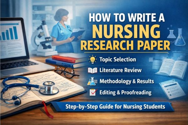 Guide to writing a nursing research paper with study tools and key steps