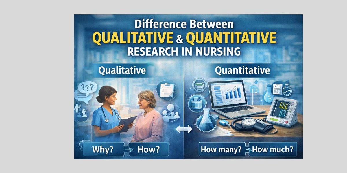 Difference Between Qualitative and Quantitative Research (Nursing Guide 2026)