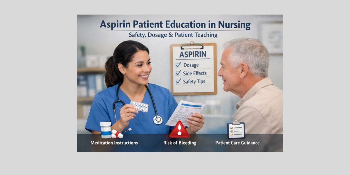 Aspirin Patient Education in Nursing: Guidelines, Safety, and Teaching Tips