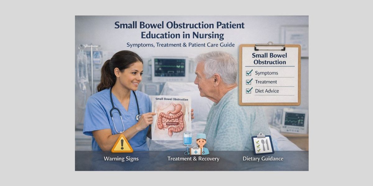 Small Bowel Obstruction Patient Education in Nursing: Care, Safety, and Teaching Guide