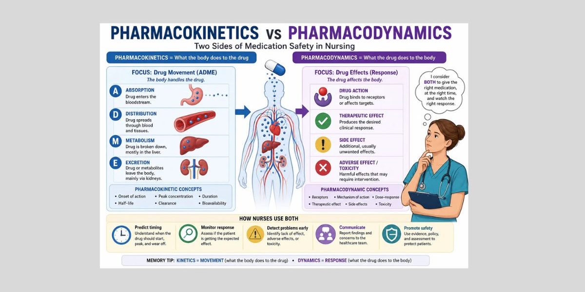 Pharmacokinetics vs Pharmacodynamics