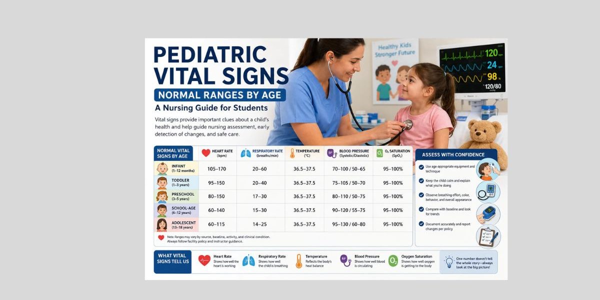 Pediatric Vital Signs by Age