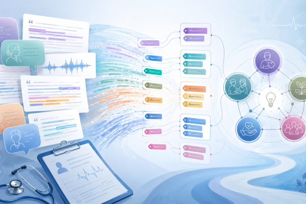 NVivo data analysis workflow for nursing research with coding, memos, transcripts, and theme development