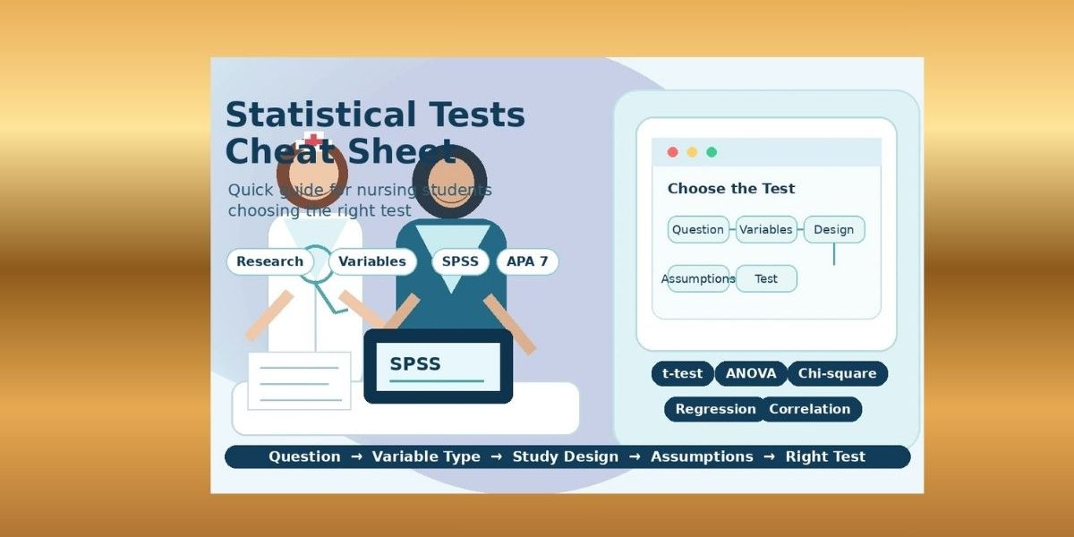Statistical Tests Cheat Sheet
