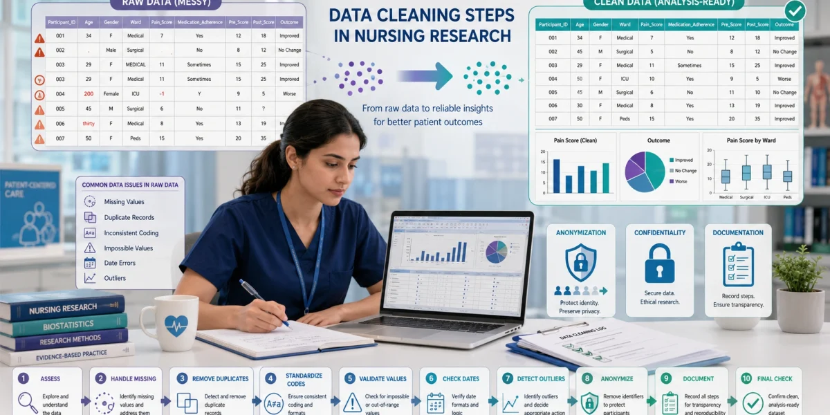 Data Cleaning Steps in Nursing Research: 15-Step Guide
