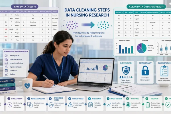 data cleaning steps in nursing research from messy raw data to a clean analysis-ready dataset