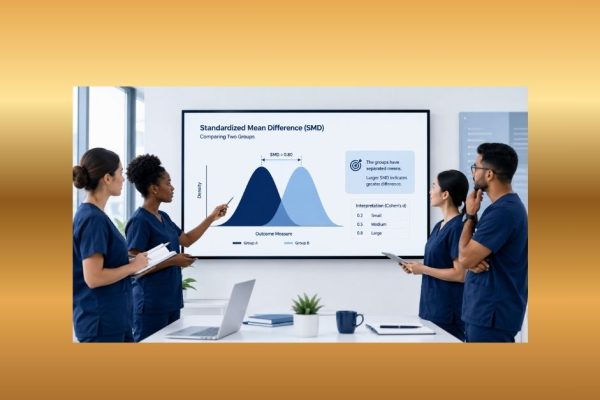 Cohen’s d effect size comparison between two nursing research groups